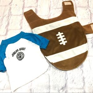 Dog clothes football buddy small